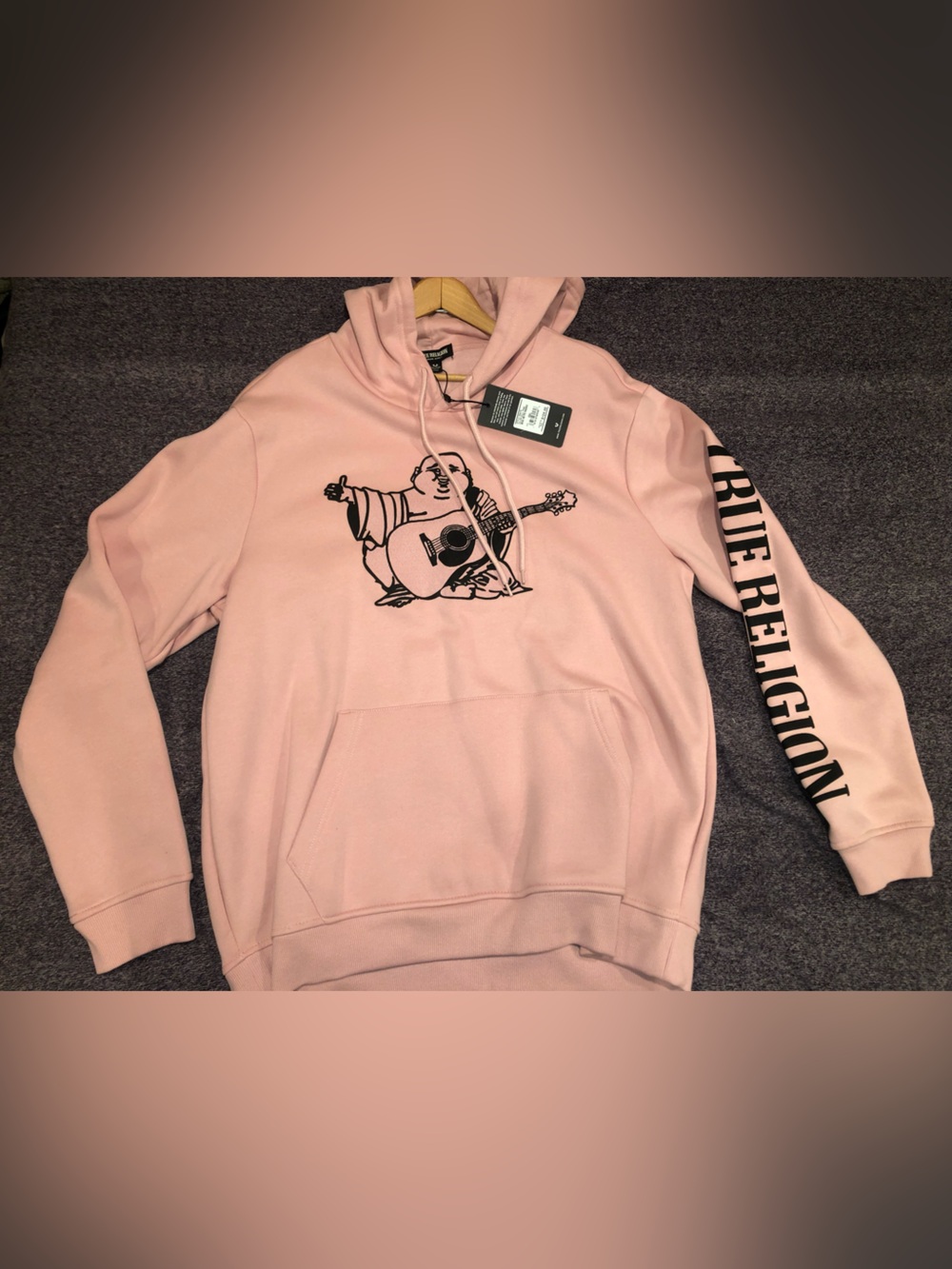 True Religion Pink Buddha Hoodie